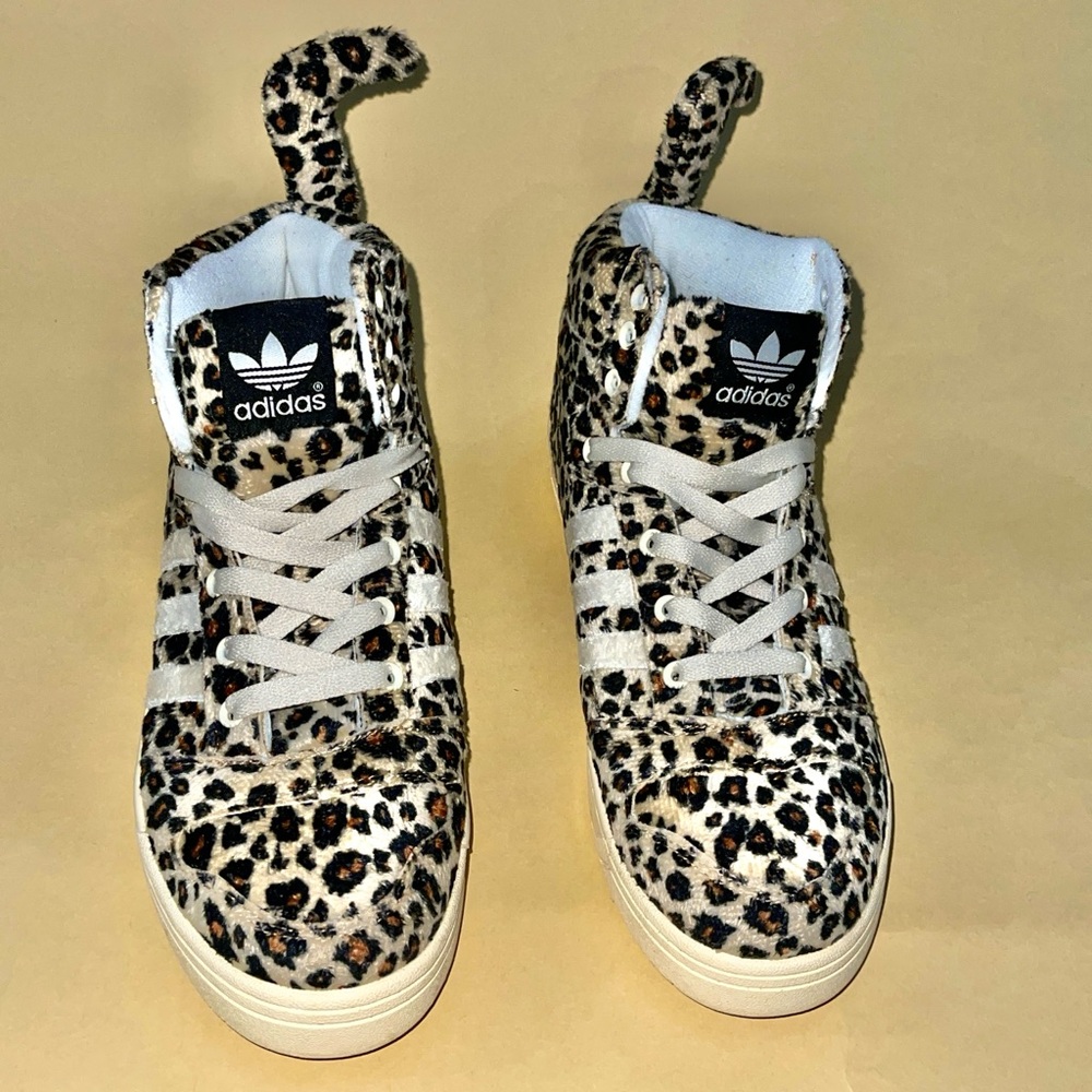 Jeremy Scott Cheetah Print Adidas Sneakers